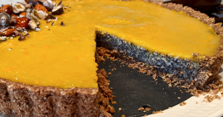 Orange Poppy Seed Tart